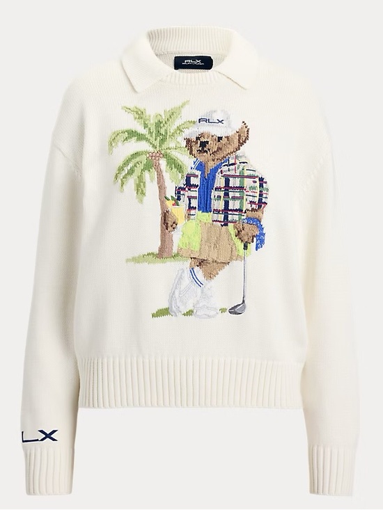 RLX Ralph Lauren Sweaters - NWT: RLX Polo Bear Golf Performance Polo Sweater - US L